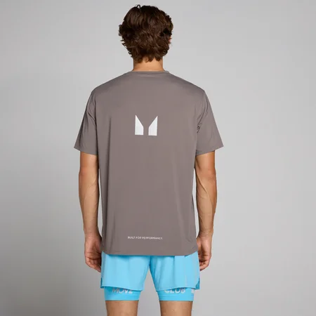 MP Męska Koszulka Hybrid Mesh - Popielaty Szary