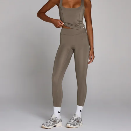 Legginsy Treningowe Damskie MP - Espresso