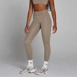 Legginsy Treningowe Damskie MP - Jasny Taupe - Size XS