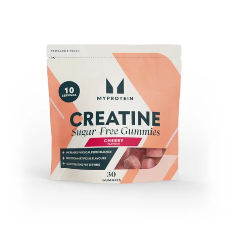 Żelki Kreatynowe - 30 Gummies - 10Porcja - Cherry (Sugar-Free)