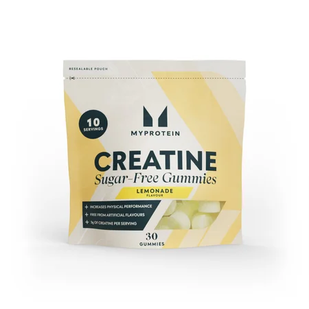 Żelki Kreatynowe bez Cukru - 30 Gummies - 10Porcja - Lemonade