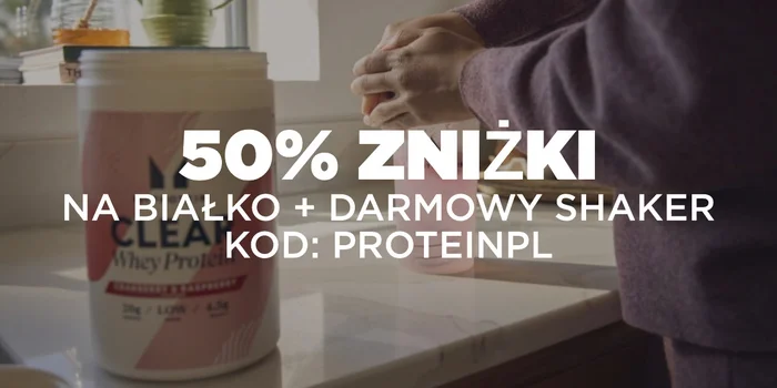 50% na białko + darmowy shaker | Kod: PROTEINPL