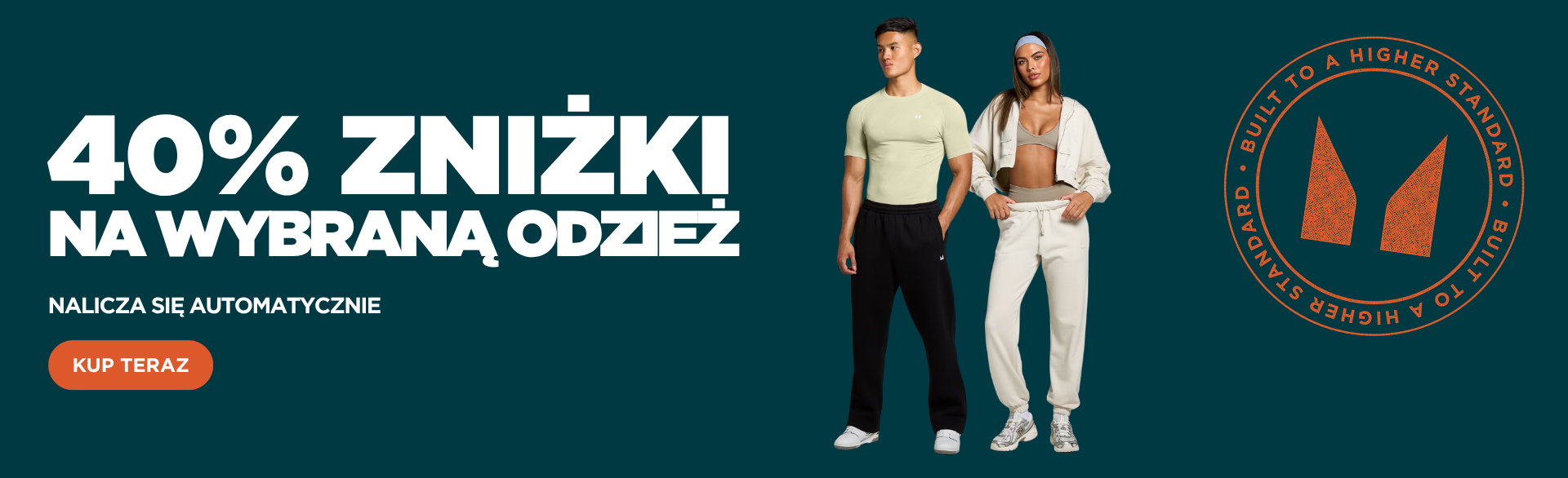 40% ZNIŻKI NA WYBRANĄ ODZIEŻ NALICZA SIĘ AUTOMATYCZNIE