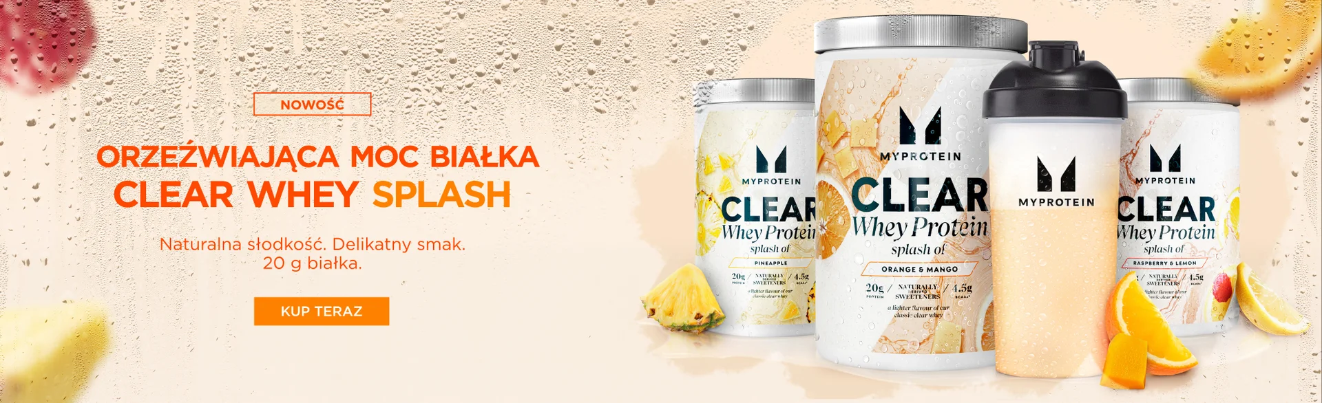 Discover the entire clear protein range